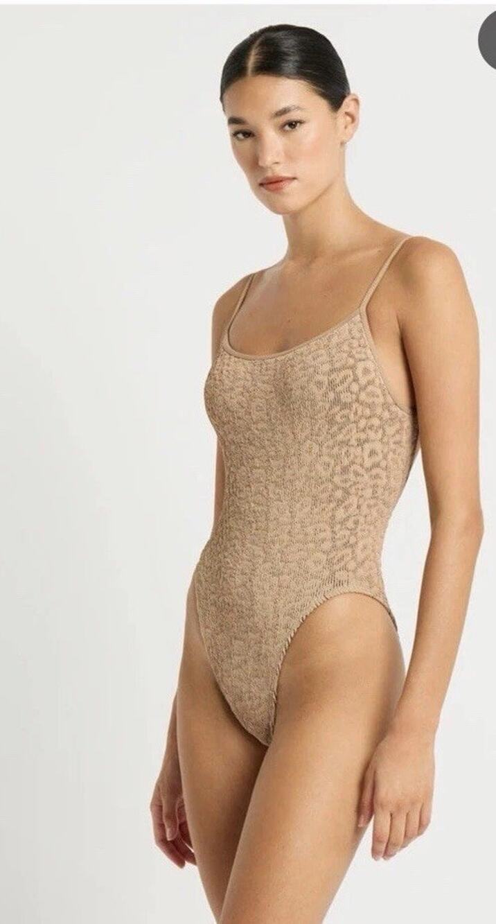 Bond-eye Low Palace One Piece Tan One Size Fits Most NEW $180